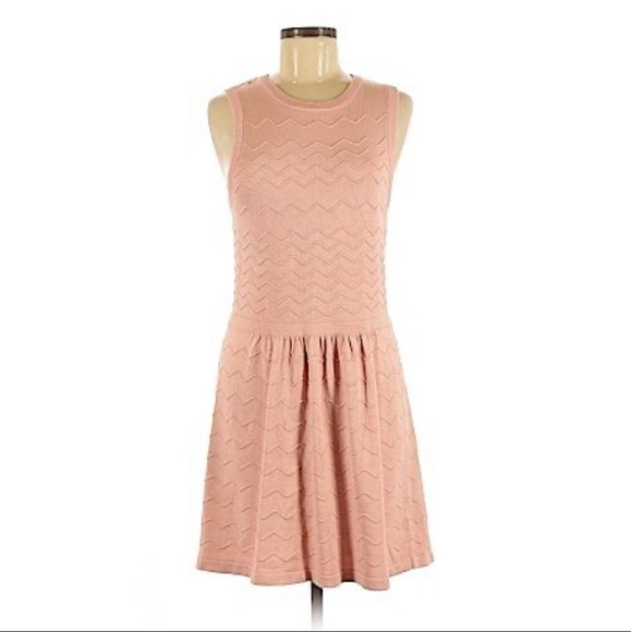 Romeo and Juliet Couture Pink Knit Fit & Flare Sweater Dress Nwt - Picture 2 of 11